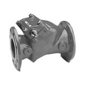 Клапан обратный створчатый   DN100  PN10 со свободным концом для крепления грузика                  