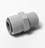 Переходник прямой трубка 3/8" -  3/8" нар. резьба