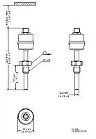 Термопреобразователь MBT 3560, -50 -150 C, 4-20мА , M12x1,5, погружная часть 100 мм, электрический разъем M12x1 IEC 947-5-2,