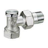 Угловой отсечной клапан, хромированный