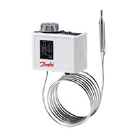 Реле температуры KP 79, термобаллон с капилляром 2 м, 50-100°C, 5-15°C