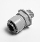 Переходник прямой трубка 3/8" -  1/4" нар. резьба