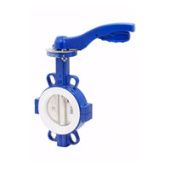  DN80 PN10/16 Затвор дисковый поворотный (ручка) для агрессивных сред 