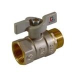 Кран шар. для воды 1/2" ВН/НР бабочка CTM СТАНДАРТ