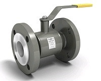 DN100 Py25 КШ.Ц.Ф.100.025.П/П.02 Кран шаровой фл/фл равнопроходной LD
