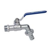 Кран шаровой со штуцером  DN15 PN16  G 1/2  max.100*C                                                                                                                                                   