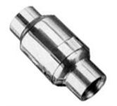 Осевой сильфонный компенсатор Danfoss под приварку c присоединительными размерами по ГОСТ c внутренней гильзой и наружным кожухом  PN16 DN250 компенсирующая способность 103мм