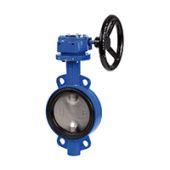 DN250 PN10/16 Затвор дисковый м/ф с редуктором                                                  