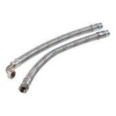 Шланг гибкий в металлической оплетке прямой 3/4" X 100см PN10