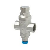 Регулятор (редуктор) давления MIGNON 3/4", DN20, PN15, Pmax-15 бар, Pout 1,2-6bar, Tmax-120C, хром