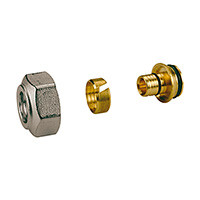  DN20 Переходник для металлопластиковых и пластиковых труб 3/4"x(16x2)