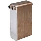 XB 04-2 50/50 паяный пластинчатый теплообменник,  двухходовой, G 3/4"Ax20mm