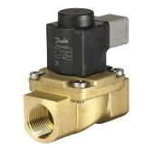 Клапан электромагнитный  EV 225B, ДУ 25 мм, латунь, G 1, PTFE, НЗ, c катушкой BQ, 24, 50Гц