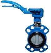 VFY-WG затвор дисковый DN80 PN16 корп. GG25 с центр. проуш.; Диск- GGG40 с эпокс; упл. EPDM; С редуктором Использовать ответные фланцы по ГОСТ 33259-2015 исполнение В, тип 01, тип 11