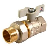 Кран шар. для воды 1/2" с накид. гайкой бабочка CTM СТАНДАРТ