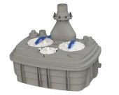 Канализационная станция SANICUBIC 2XL, 220 В, 2x2.0 кВт, Тмакс. +70 гр.С