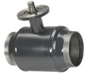 DN400 Py25 Кран шаровой под э/привод, п/привод св/св полнопр. LD