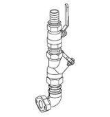Напорный узел в сборе для напорной трубы 1 1/2" для MOG 