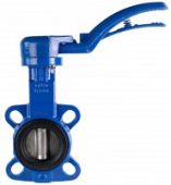 SYLAX затвор дисковый DN100 PN16 корпус GG25 с резьб пр.. Диск- AISI 316. упл. Нитрил, рукоятка