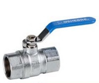 Кран шаровой резьбовой полнопроходной DN025, PN40, Латунь, Рычаг, t - 150°C,  Резьба BSP