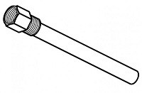 Гильза для датчика температуры, тип MBT120, Ø 11 мм, G1/2, 250 мм