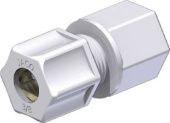 JC25-4-4KPG Переходник с внутренней резьбой 1/4х1/4.