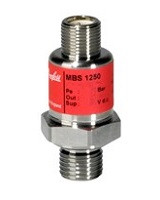 Преобразователь давления MBS 1250, 0-400 бар, относительное давление, выходной сигнал 10-90% Vпит, M12x1, присоединение давления G1/4